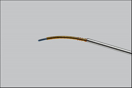 CyPass Micro-Stent on Guidewire